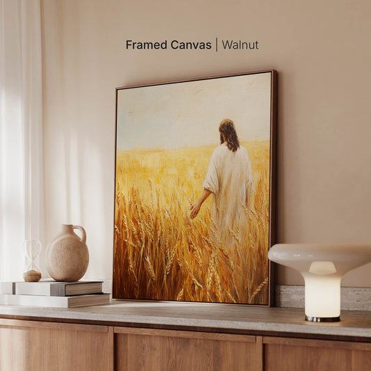 Jesus in the Wheat Field