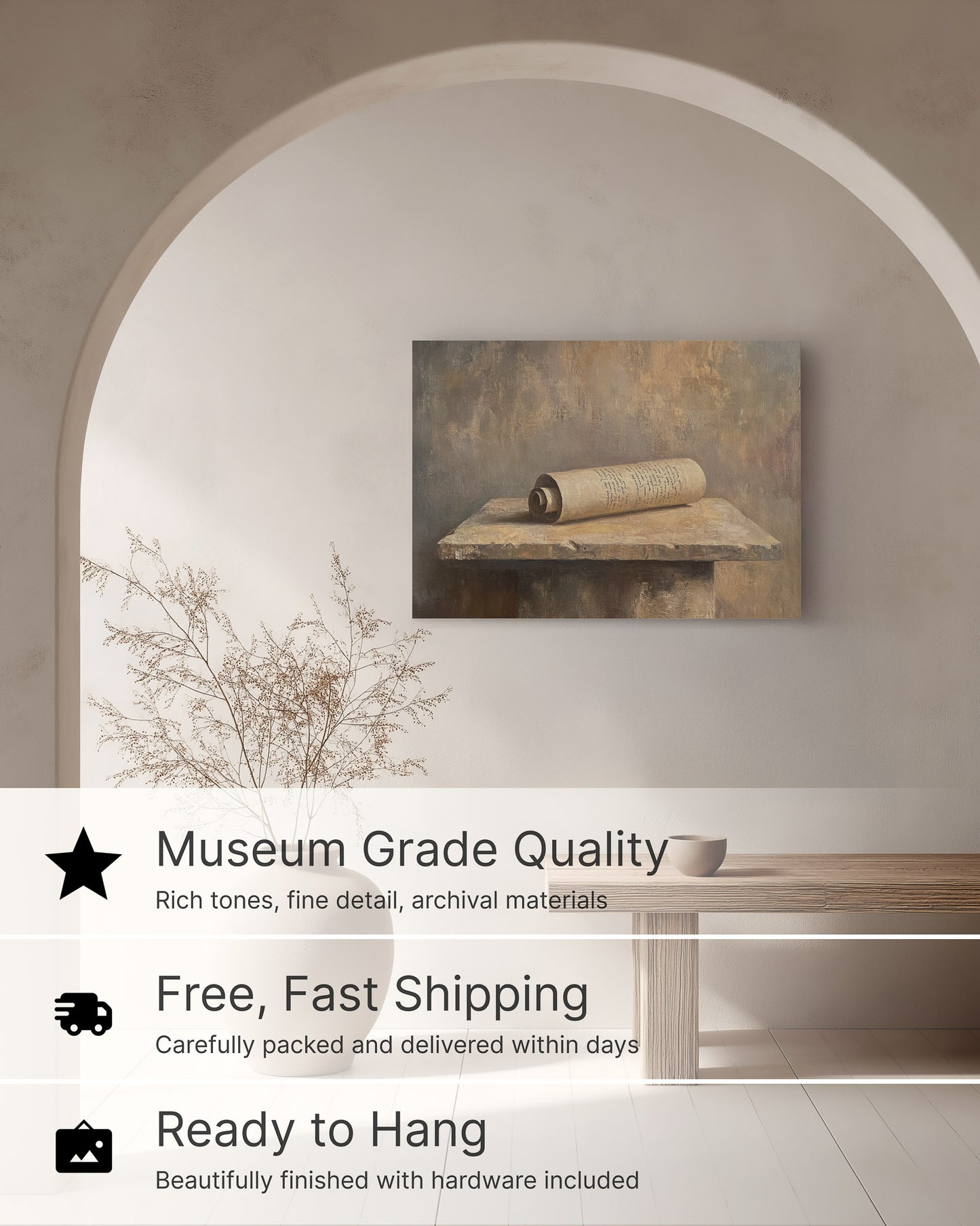 Ancient Scripture Scroll