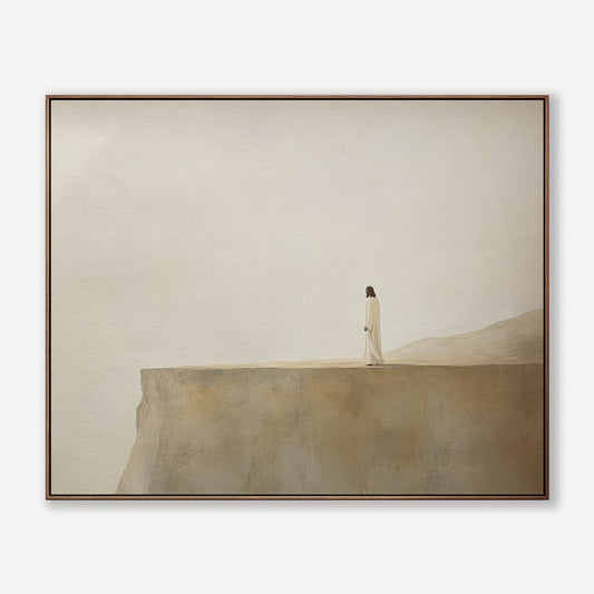 Jesus on a Cliff