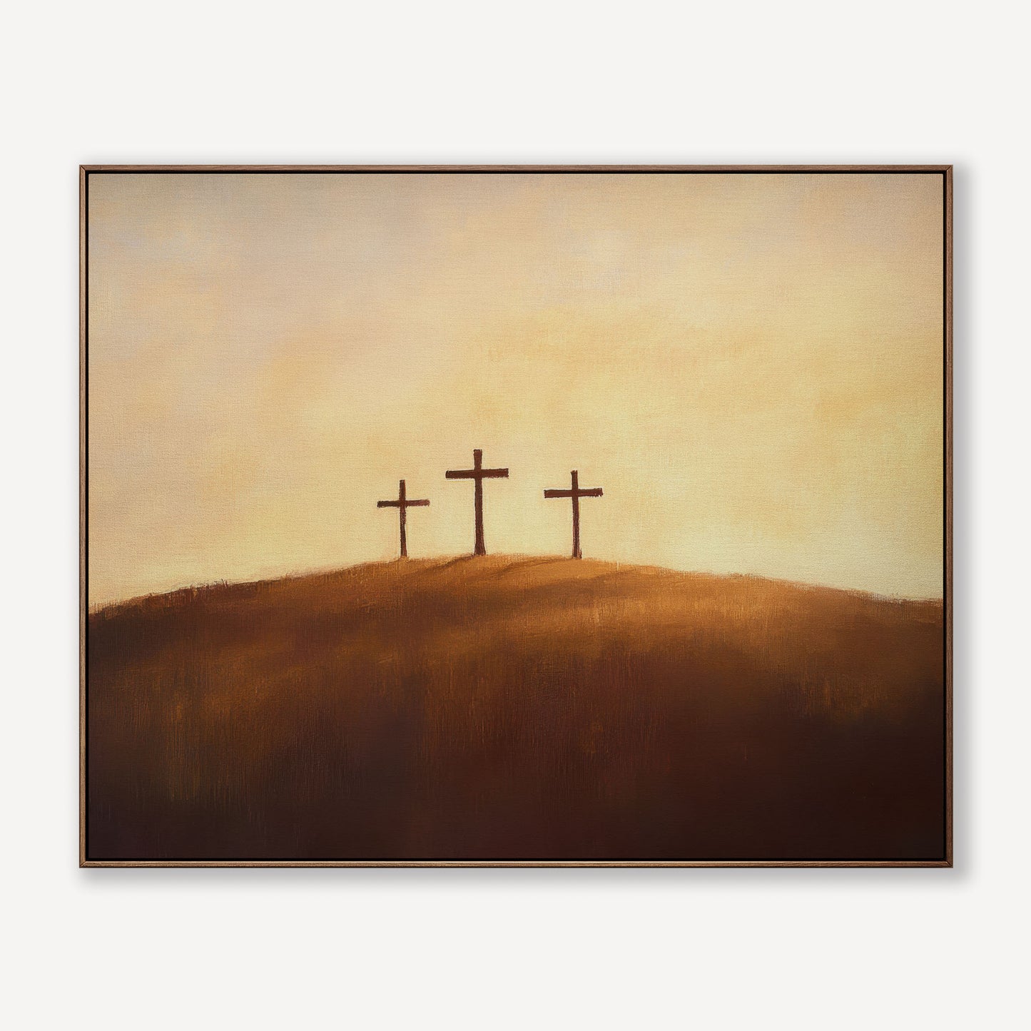 Three Crosses at Dawn