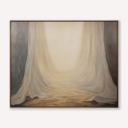 Torn Temple Veil Horizontal
