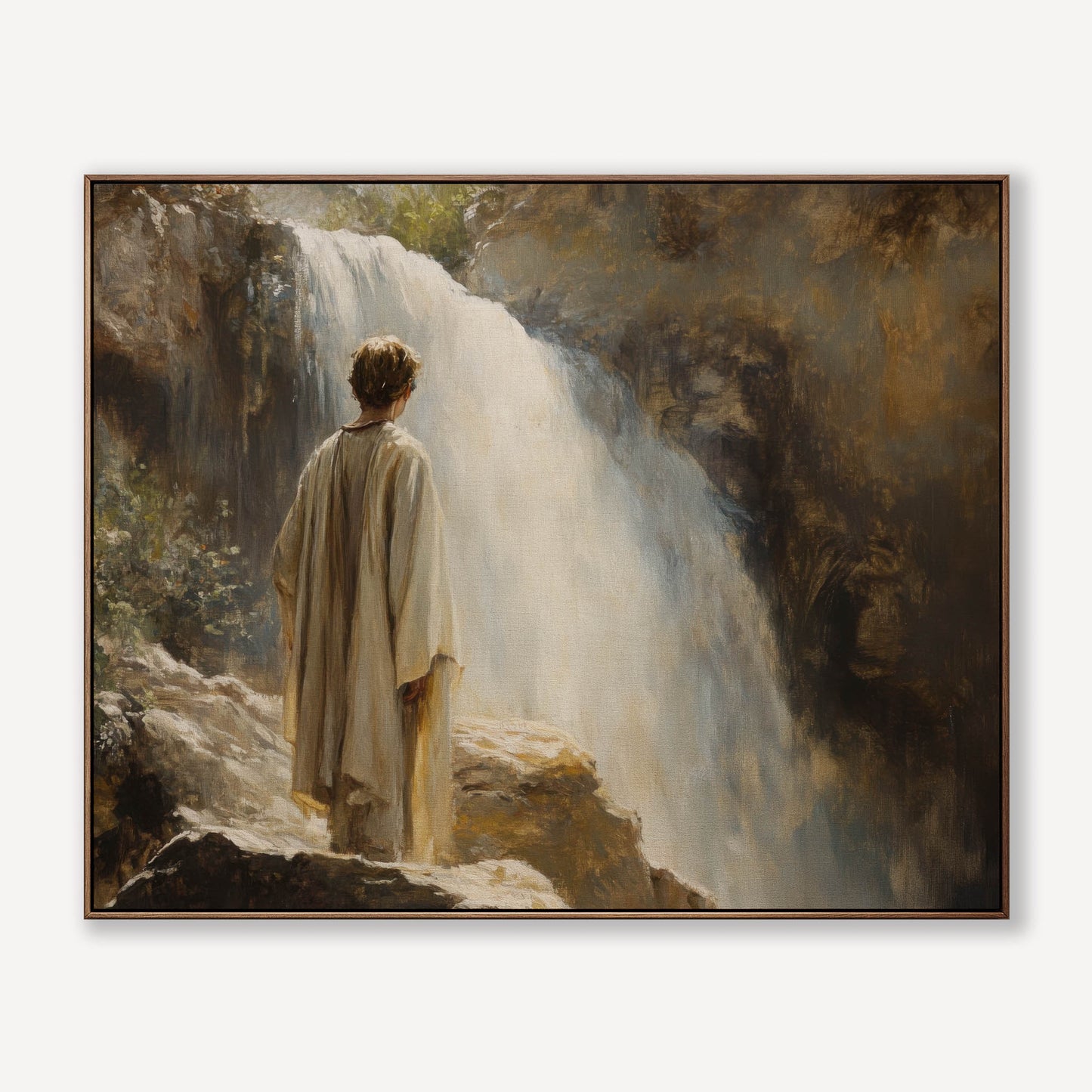 David at En Gedi Waterfall