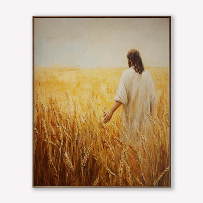Jesus in the Wheat Field
