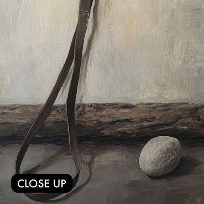 David's Sling and Stone