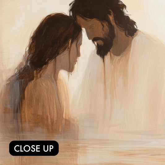 Woman Baptized with Jesus