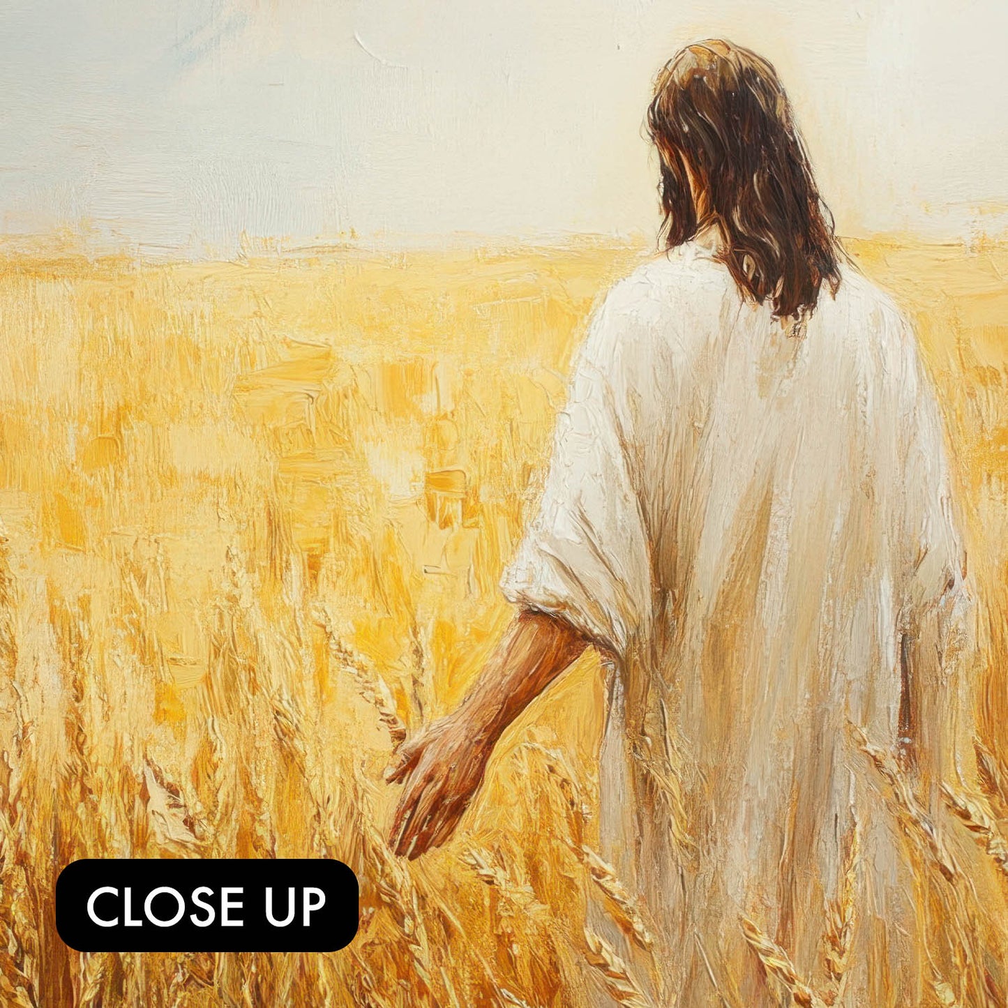 Jesus in the Wheat Field