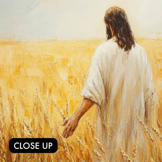 Jesus in the Wheat Field