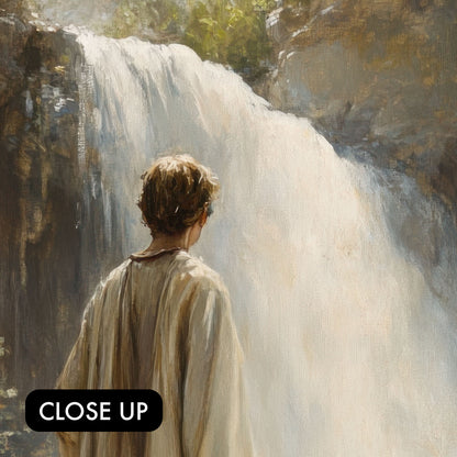 David at En Gedi Waterfall