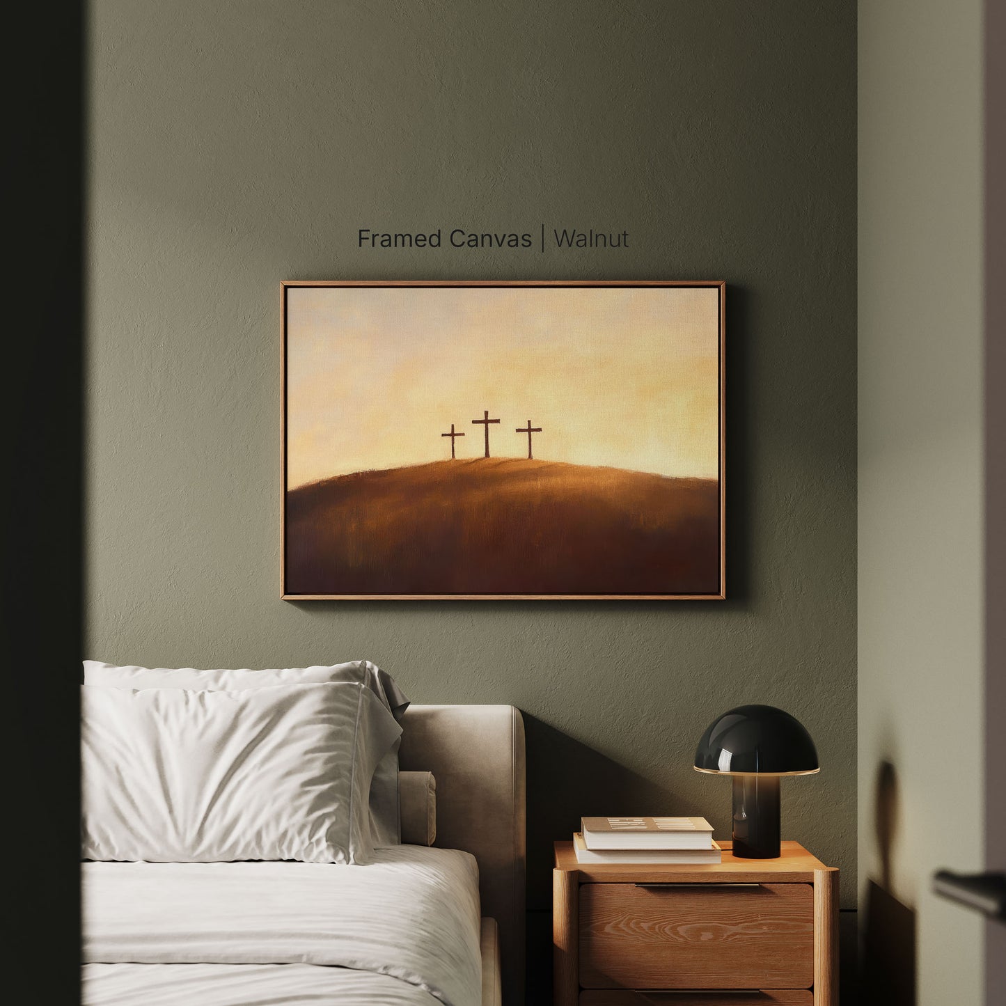 Three Crosses at Dawn