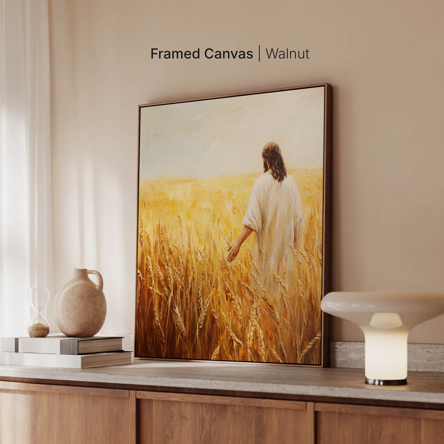 Jesus in the Wheat Field