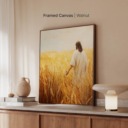 Jesus in the Wheat Field