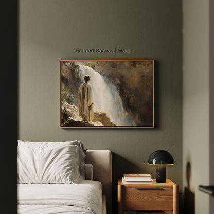 David at En Gedi Waterfall