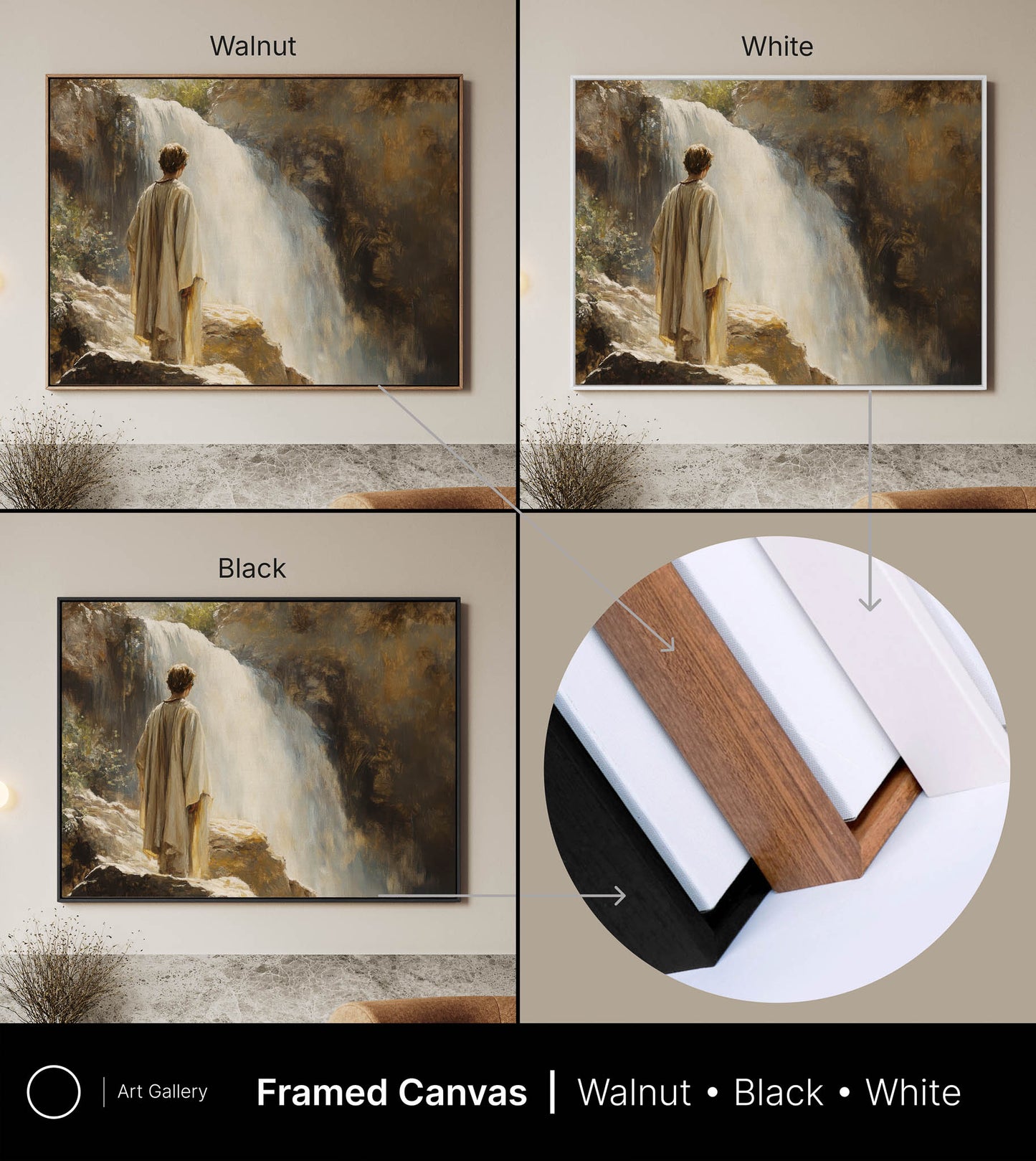 David at En Gedi Waterfall