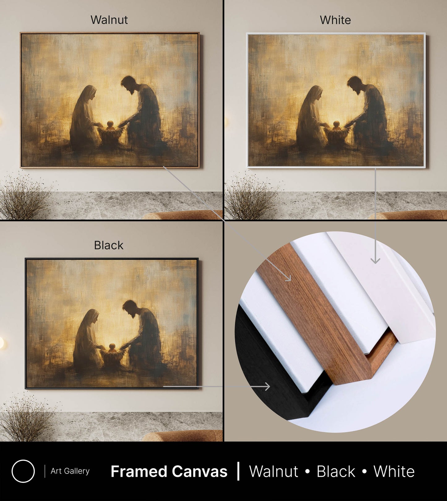 Holy Night Nativity Scene