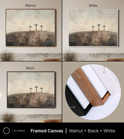 Three Crosses on Calvary
