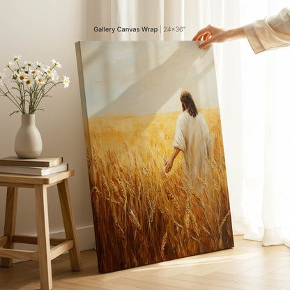 Jesus in the Wheat Field