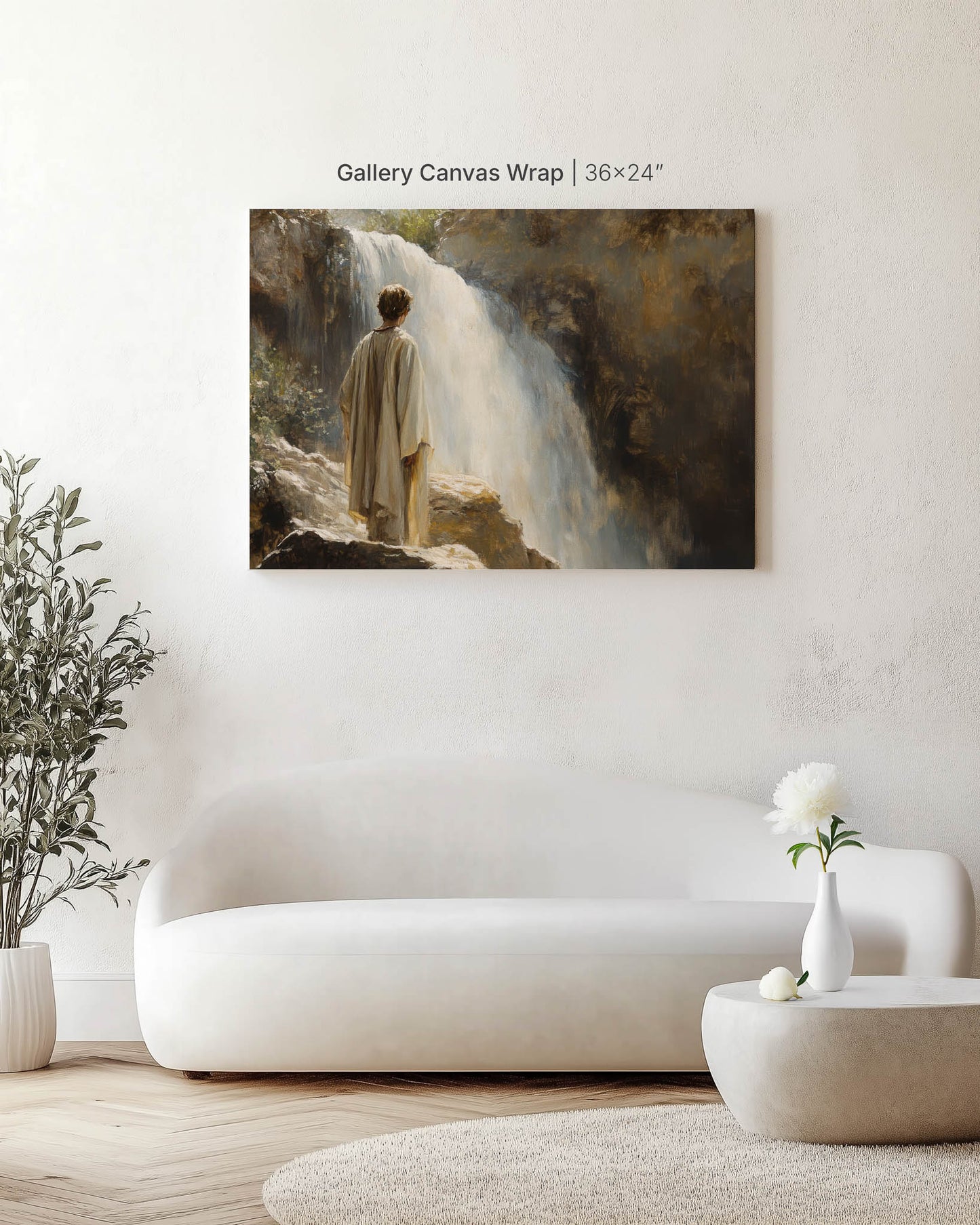 David at En Gedi Waterfall