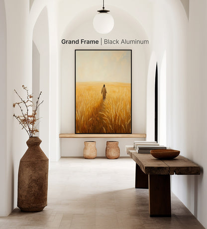 Jesus Walks through Wheat