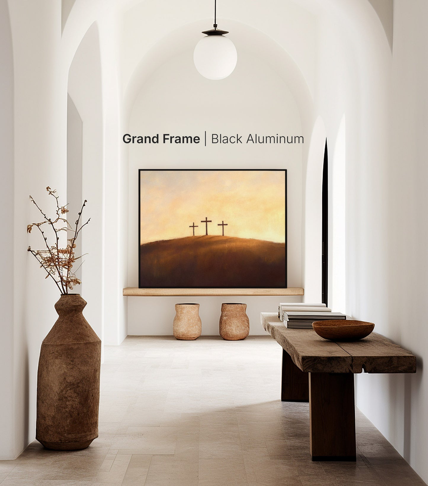 Three Crosses at Dawn