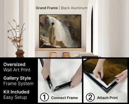 David at En Gedi Waterfall