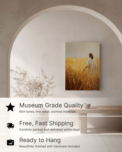 Jesus in the Wheat Field
